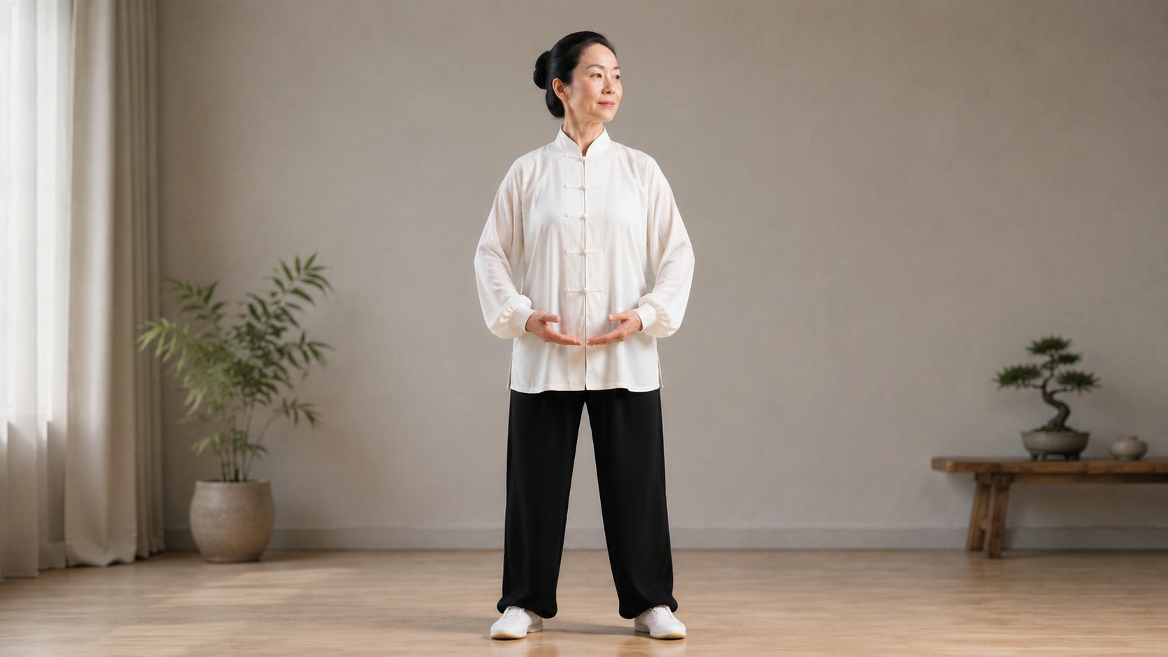 Gathering Breath tai chi exercise demonstration